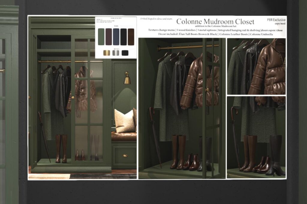 Colonne Mudroom Closet, L$359