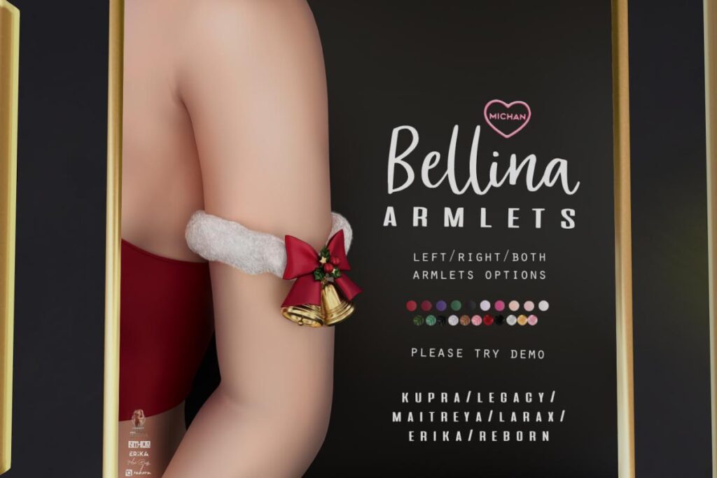 Bellina Armlets - See AD for fits, L$90 each/L$299 FP