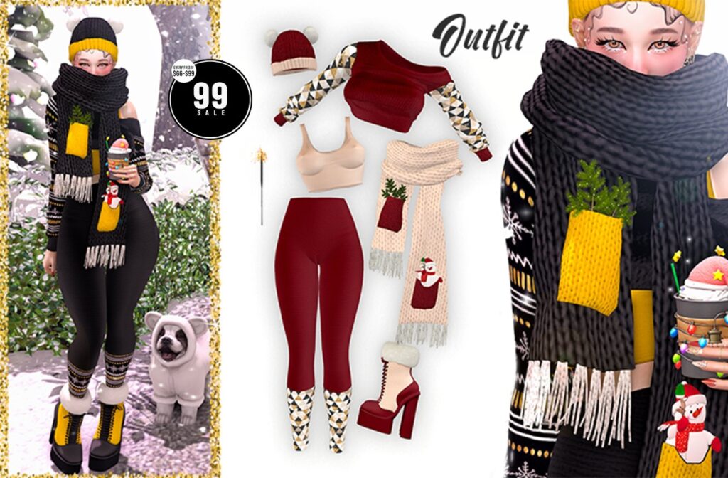 Warm Holiday Outfit - Erika/GenX/Inithium/Legacy/Maitreya/Reborn	<a href="http://maps.secondlife.com/secondlife/Misty%20Grove/130/201/2700" target="_blank">Teleport</a>