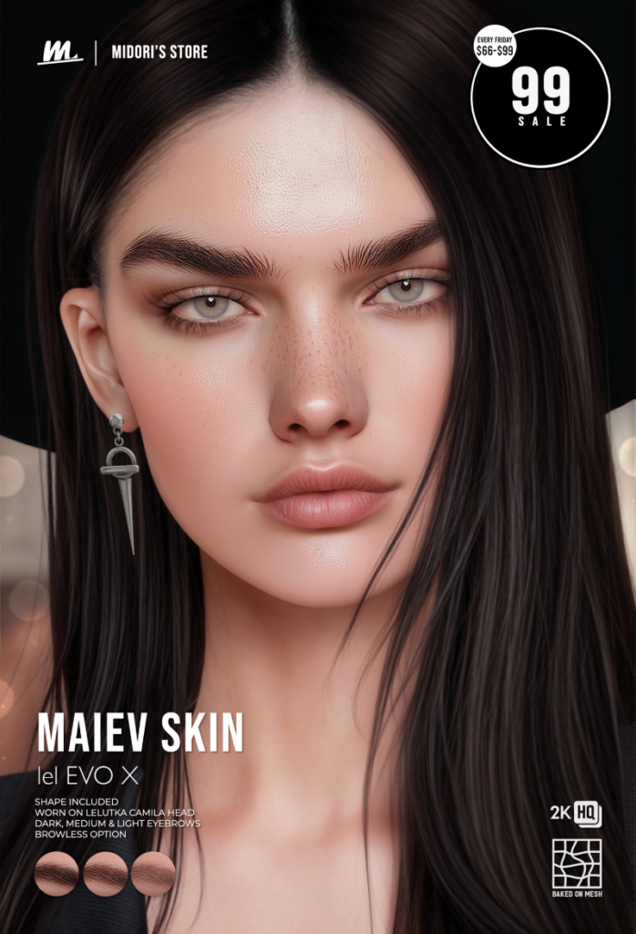 Maiev Skin - EvoX	&lt;a href=&quot;http://maps.secondlife.com/secondlife/Tulsa%20Time/196/78/1302&quot; target=&quot;_blank&quot;&gt;Teleport&lt;/a&gt;
