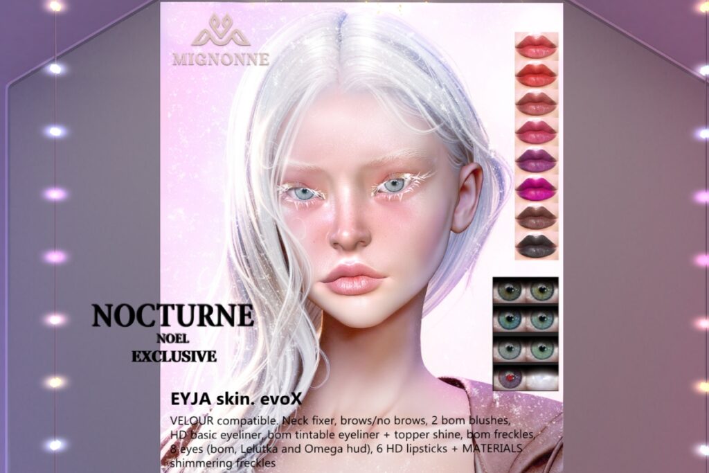 Eyja Skin - EvoX, L$700 each/L$4500 FP