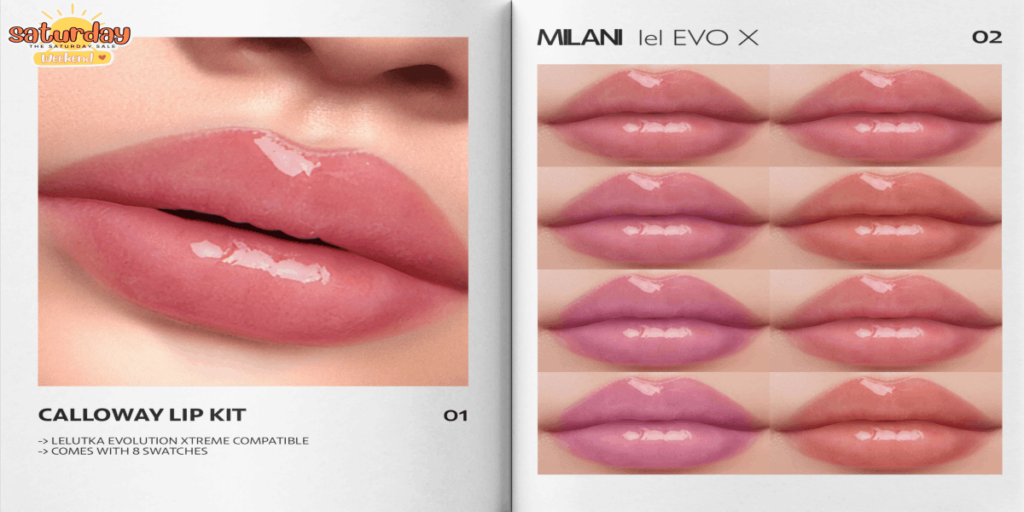 Calloway Lipstick - EvoX	&lt;a href=&quot;https://maps.secondlife.com/secondlife/VELOUR/215/117/1503&quot; target=&quot;_blank&quot;&gt;Teleport&lt;/a&gt;