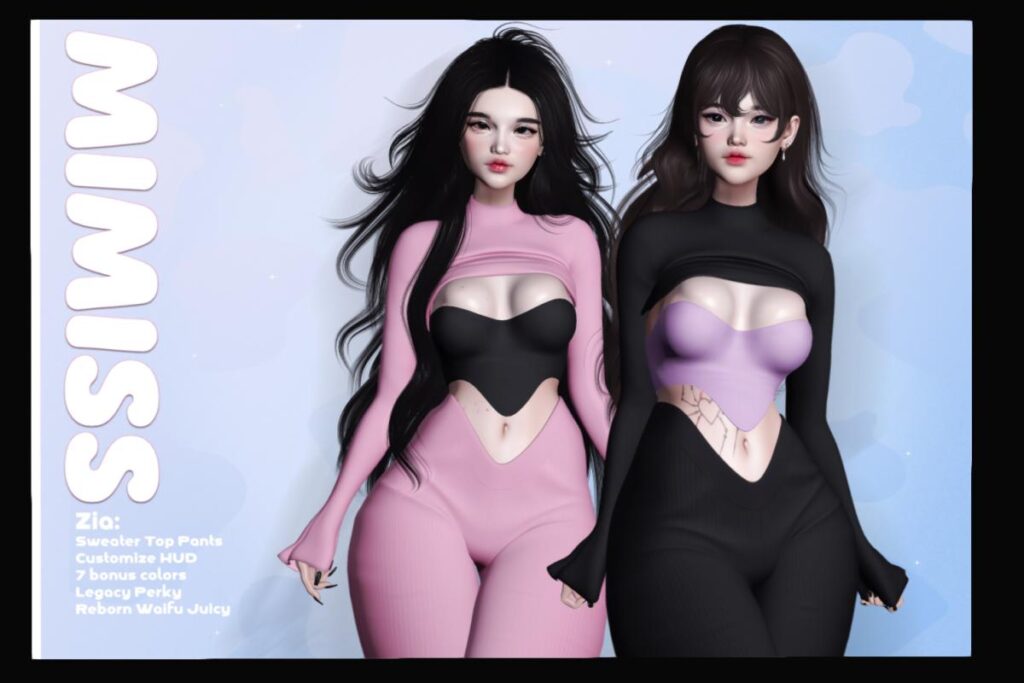 Zia Top &amp; Pants - Legacy/Reborn/+mods, L$259 each/L$999 each FP