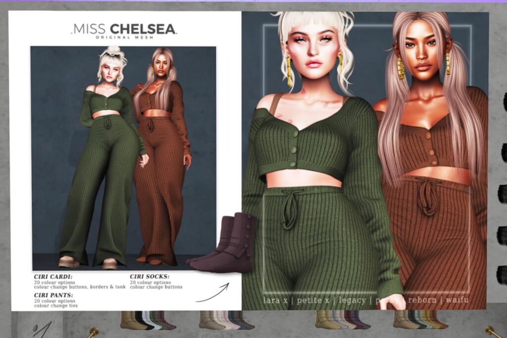 Ciri Set - Legacy/MaitreyaX/Reborn/+mods, L$250 each/L$599-L$1499 each FP/L$2299 MP