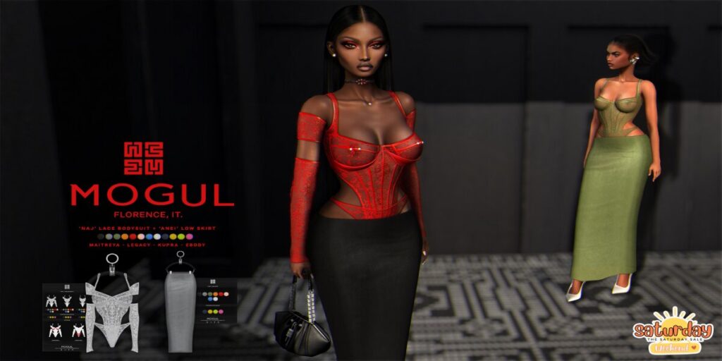 Naj Bodysuit &amp; Anei Skirt - Inithium/Legacy/Maitreya/Reborn	<a href="https://maps.secondlife.com/secondlife/Future/200/13/47" target="_blank">Teleport</a>