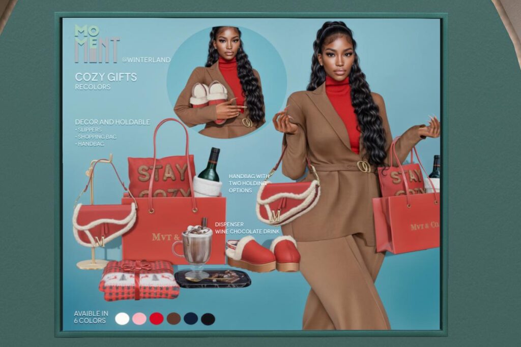 Cozy Gifts, L$90 each/L$450 FP