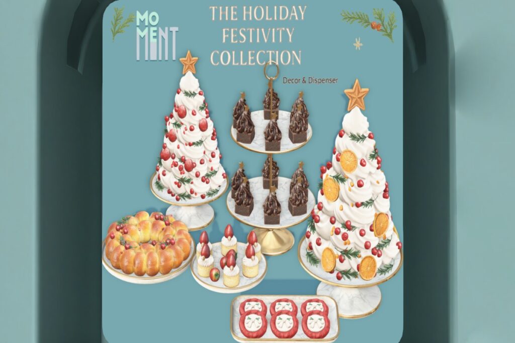 The Holiday Festivity Collection, L$299 each/L$1999 FP