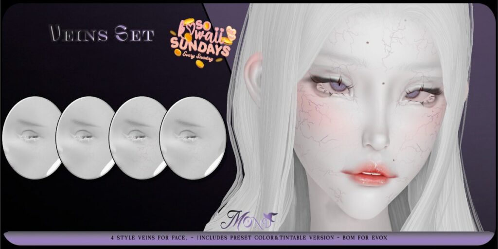 Veins Tattoo - BOM	<a href="http://maps.secondlife.com/secondlife/Hashira/60/170/3" target="_blank">Teleport</a>