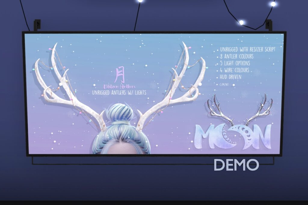 Blitzen Antlers, L$299 FP