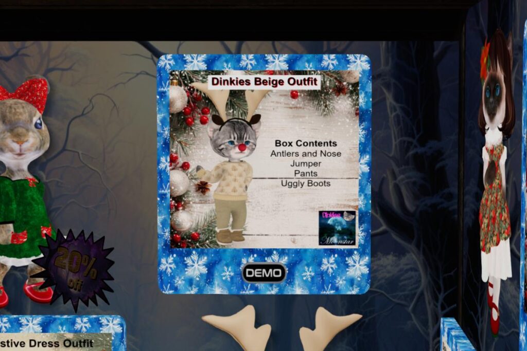 Dinkies Beige Outfit, L$150