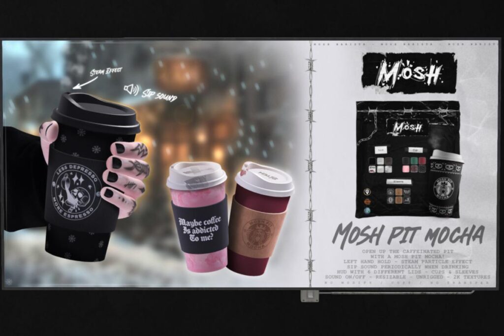 Mosh Pit Mocha Holdable, L$200