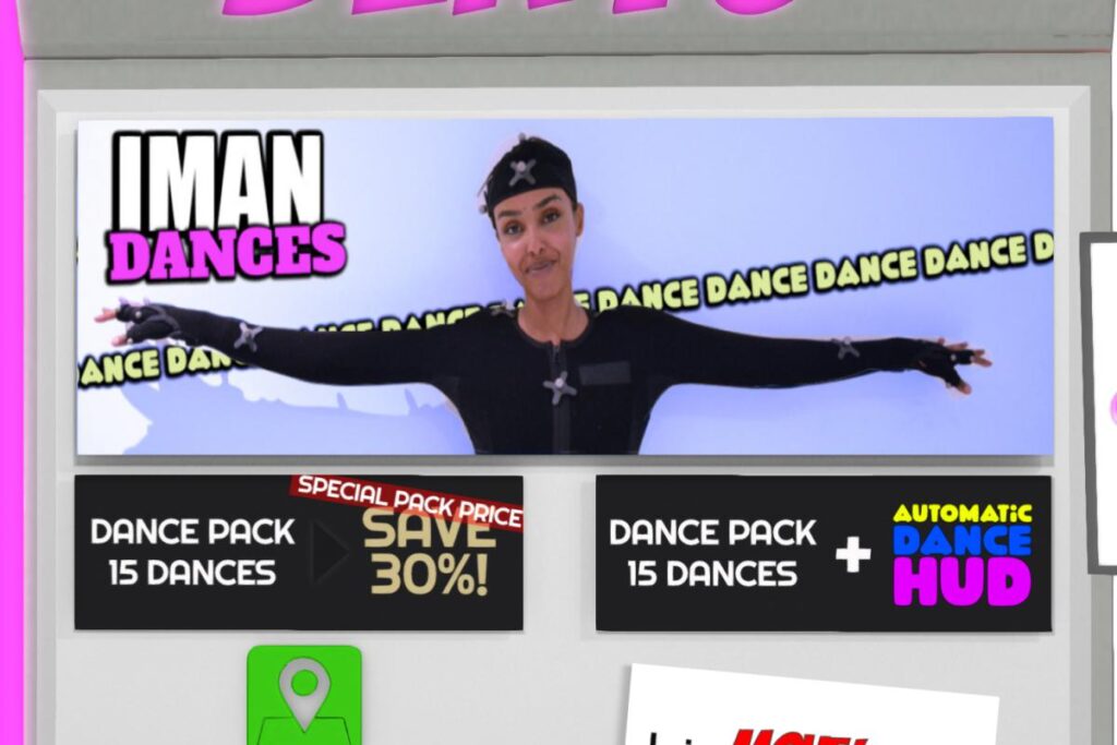 Iman Dances, L$2999-L$3799 each