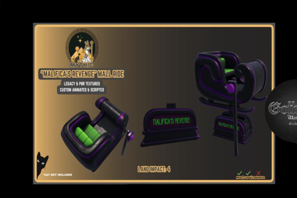 Malifica&#039;s Revenge Mall Ride, L$320