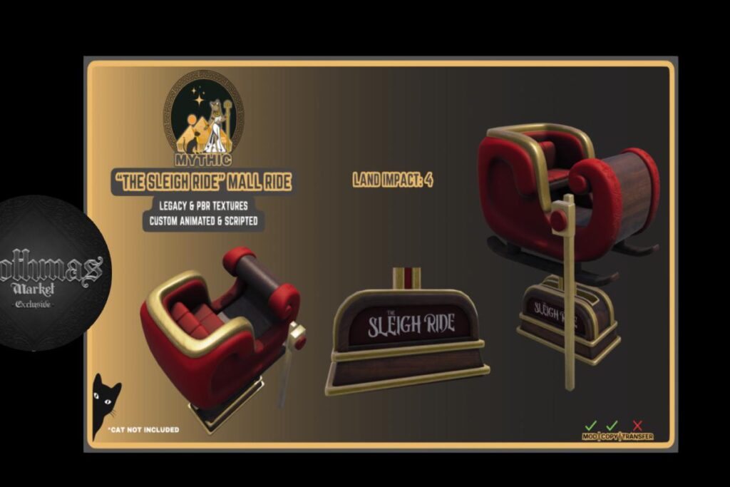 The Sleigh Ride Mall Ride, L$320