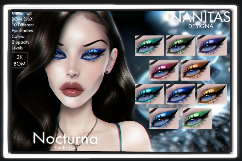 Nocturna Eyeshadow - EvoX, L$250