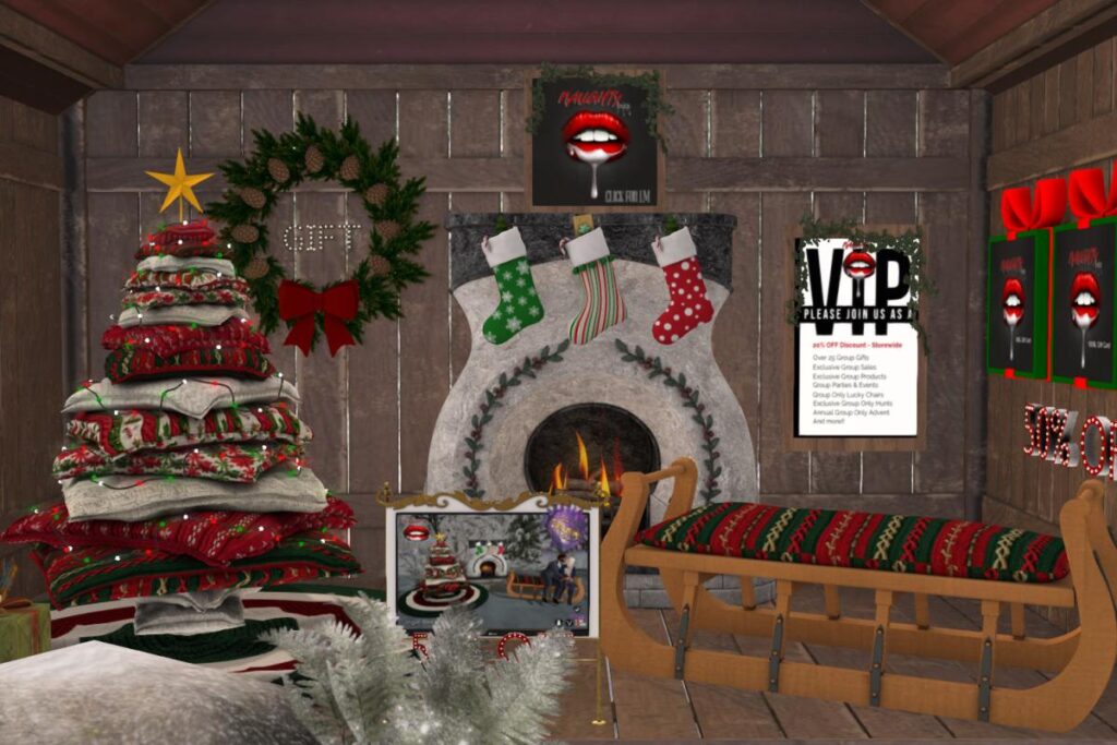 Jingle Bell Bench Set, L$1000