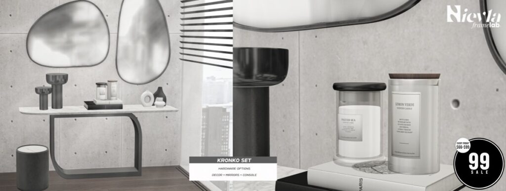 Kronko Set Furniture &amp; Decor	<a href="https://maps.secondlife.com/secondlife/Montalli%20Township/67/188/3002" target="_blank">Teleport</a>