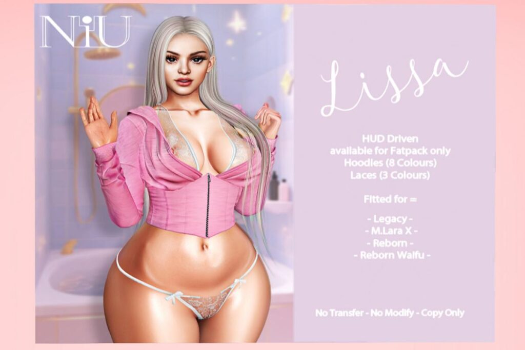 Lissa Hoodie &amp; Panties - Legacy/MaitreyaX/Reborn/+mods, L$338 each/L$1188 FP