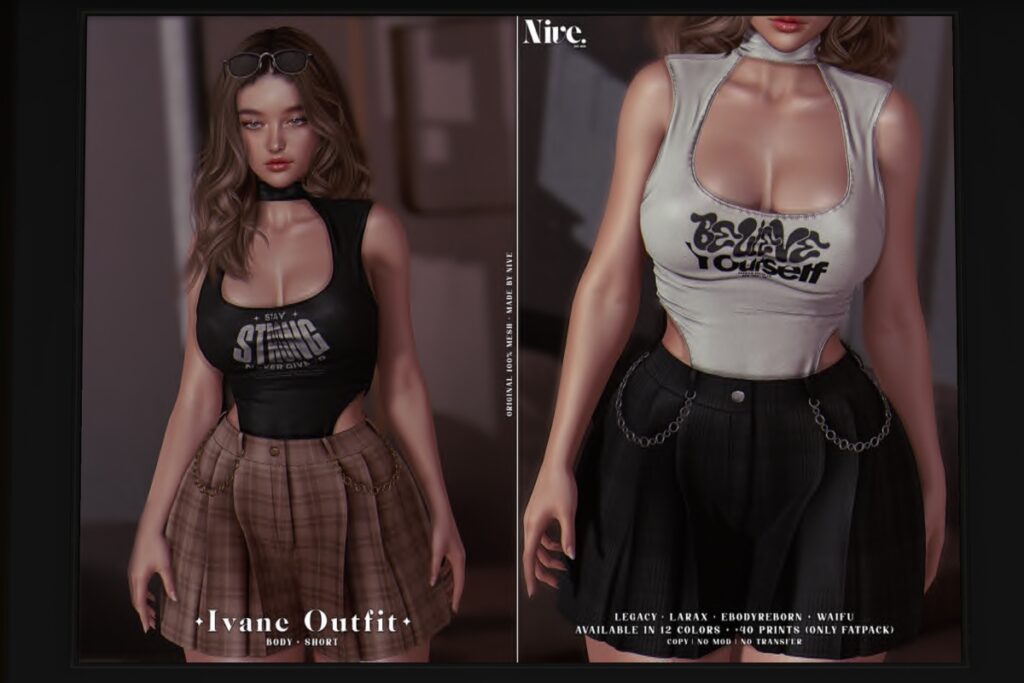 Ivane Outfit - Legacy/MaitreyaX/Reborn/+mods, L$225 each/L$899 FP