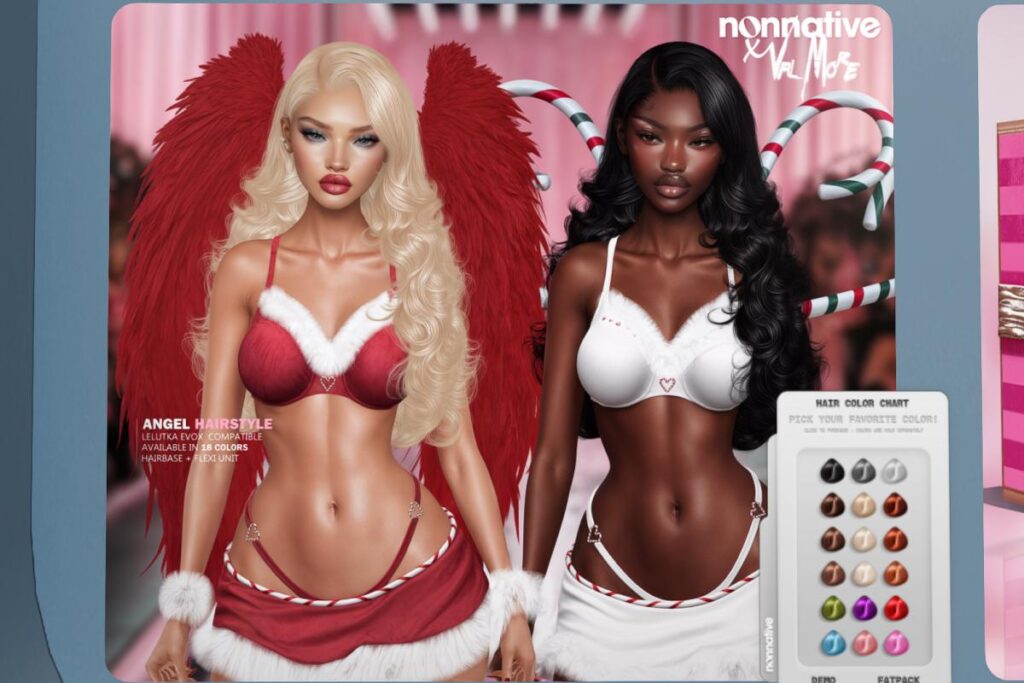 Angel Hair - EvoX, L$80 each/L$550 FP