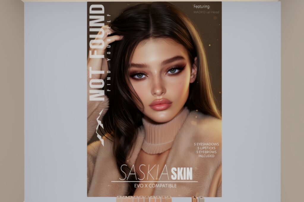 Saskia Skin - EvoX, L$799 each/L$1999 FP