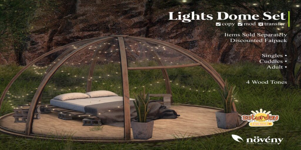 Lights Dome Set	<a href="http://maps.secondlife.com/secondlife/BigBang/128/192/1501" target="_blank">Teleport</a>