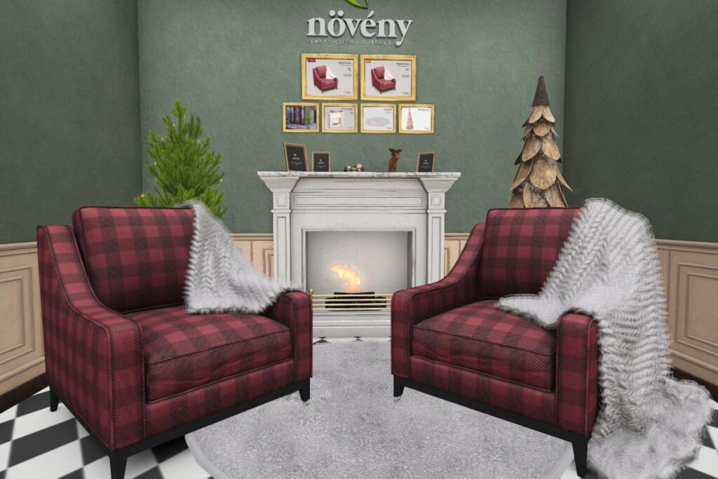 Winter Livingroom Decor, L$60-L$90 each