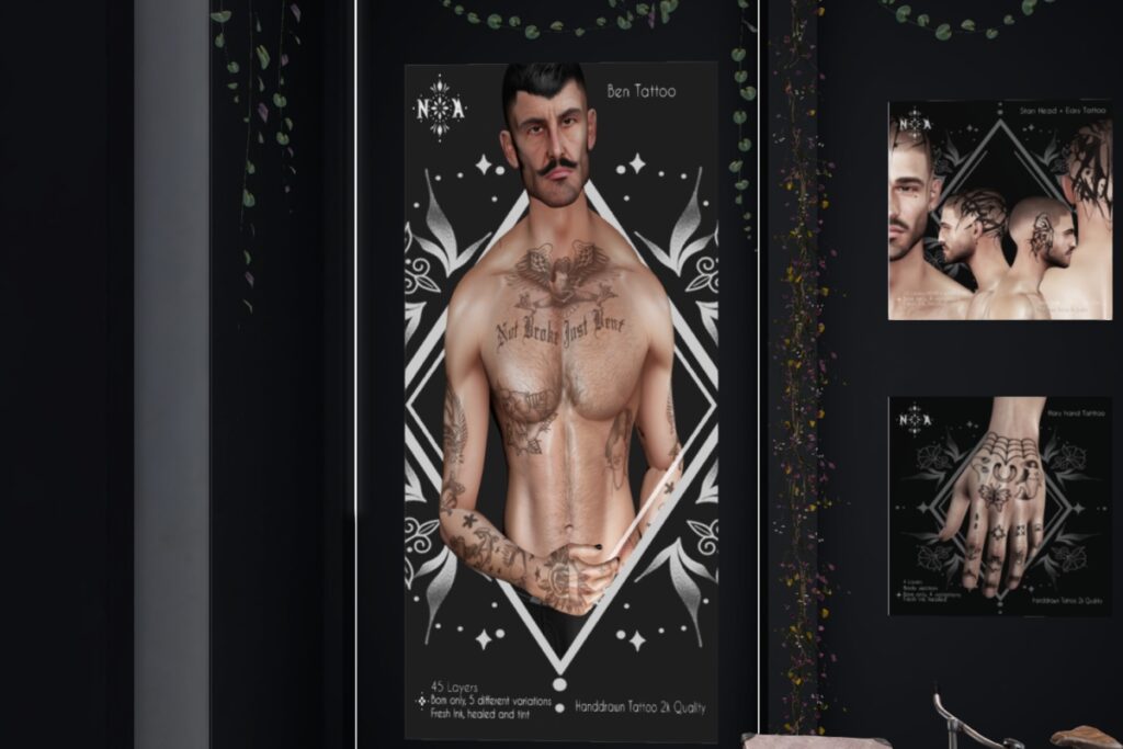 Ben Tattoo - BOM, L$249