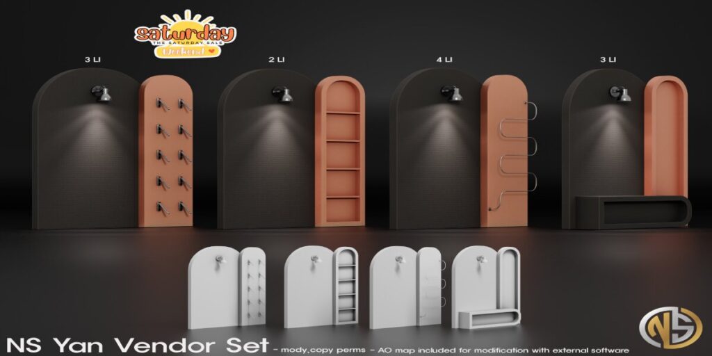 Yan Vendor Set	<a href="http://maps.secondlife.com/secondlife/Magic%20Sky/191/103/2022" target="_blank">Teleport</a>