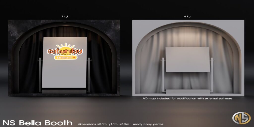 Bella Booth	<a href="http://maps.secondlife.com/secondlife/Magic%20Sky/191/103/2022" target="_blank">Teleport</a>