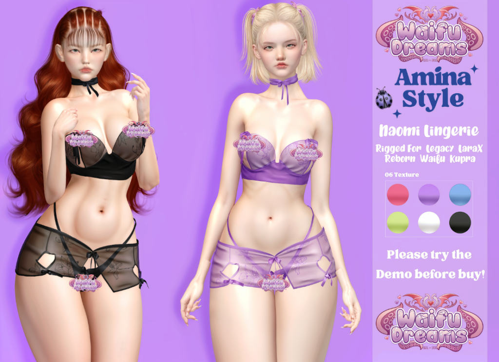 Naomi Lingerie - Inithium/Legacy/MaitreyaX/Reborn/+mods