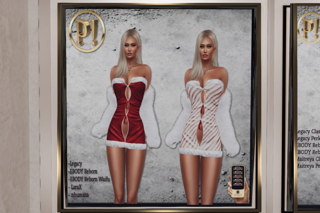 Holly Dress - Legacy/MaitreyaX/Nhumana/Reborn/+mods, L$200