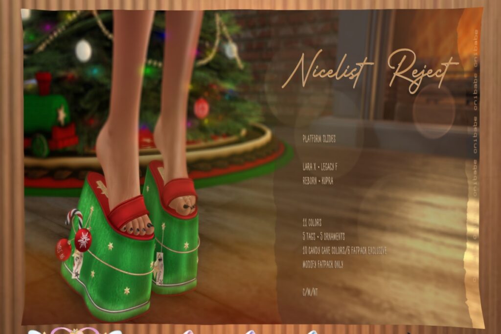 Nice List Reject Platform Slides - Inithium/Legacy/MaitreyaX/Reborn, L$1399