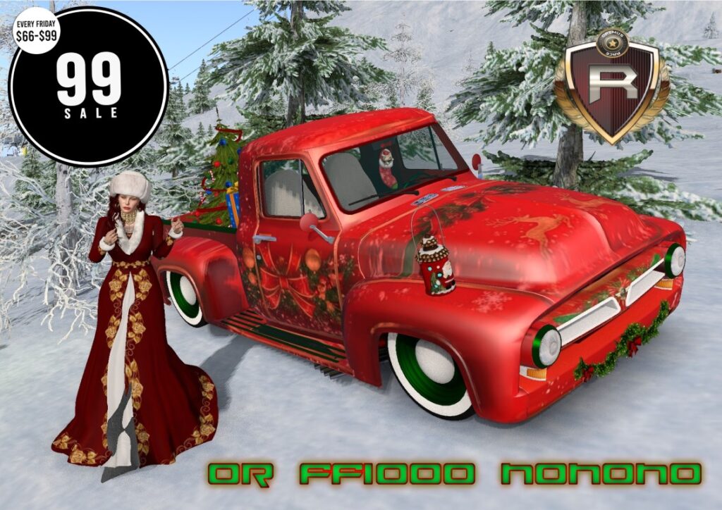 FF1000 HoHoHo Vehicle	<a href="http://maps.secondlife.com/secondlife/Rox%20Anar/108/109/4024" target="_blank">Teleport</a>