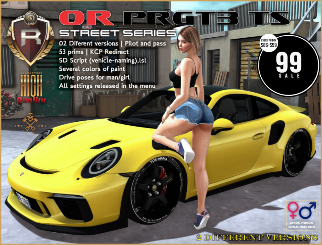 PRGT3 TS Street Series Vehicle	&lt;a href=&quot;http://maps.secondlife.com/secondlife/Rox%20Anar/108/109/4024&quot; target=&quot;_blank&quot;&gt;Teleport&lt;/a&gt;