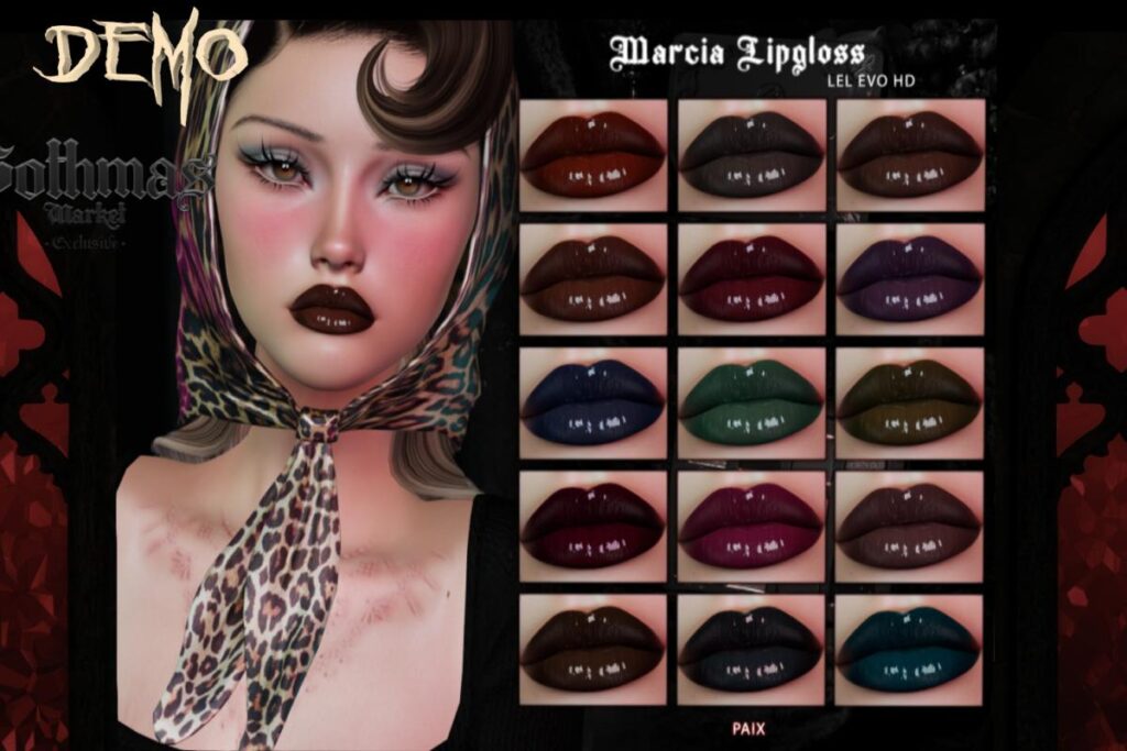 Marcia Lipstick - EvoX, L$349