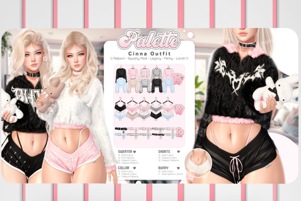Cinna Outfit - Legacy/MaitreyaX/Reborn/+mods, L$249-L$329 each/L$999-L$1999 each FP/L$4599 MP