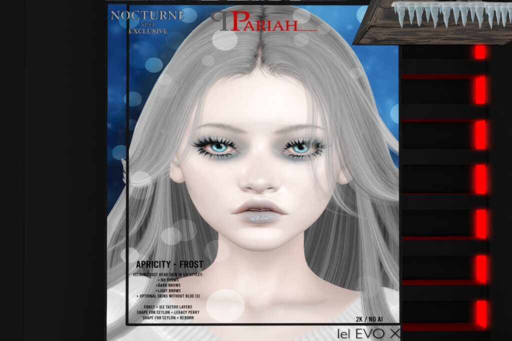 Apricity Skin Frost - EvoX, L$495 each/L$890 FP