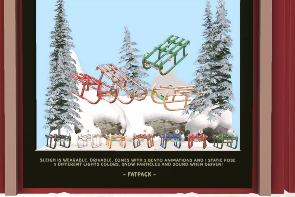 Winter Sleigh, L$849 FP