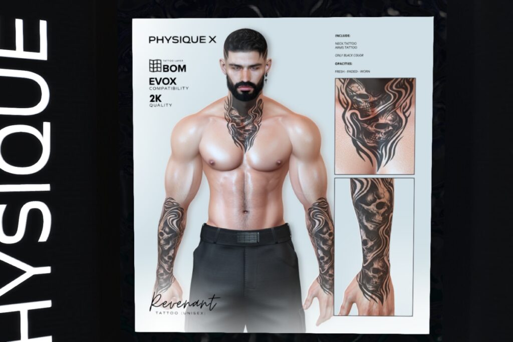 Revenant Tattoo - BOM/Evox, L$299