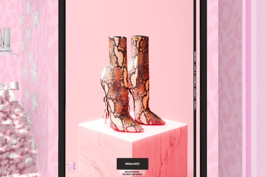 Khrome Boots - Inithium/Legacy/Maitreya/Yentements, L$250 each/L$999 FP