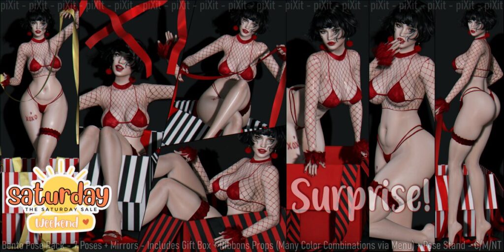 Surprise Poses &amp; Props	&lt;a href=&quot;http://maps.secondlife.com/secondlife/Fashion%20Boulevard%20II/28/96/1127&quot; target=&quot;_blank&quot;&gt;Teleport&lt;/a&gt;