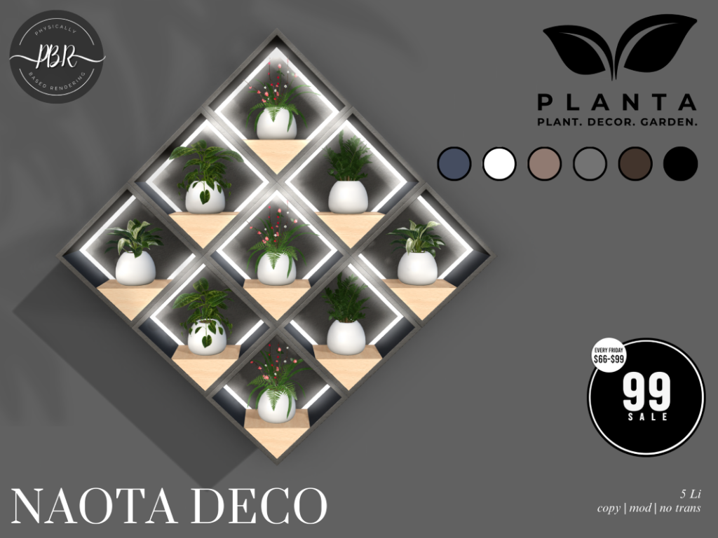 Naota Deco	&lt;a href=&quot;http://maps.secondlife.com/secondlife/lovers%20islands/198/28/23&quot; target=&quot;_blank&quot;&gt;Teleport&lt;/a&gt;
