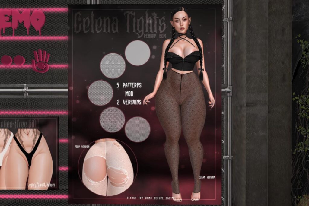 Celena Tights - BOM for Reborn, L$229