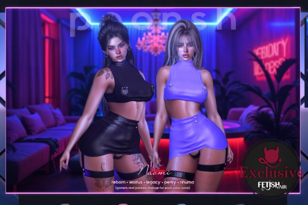 Naomi Outfit - Legacy/Nhumana/Reborn/+mods, L$300 each/L$1400 FP