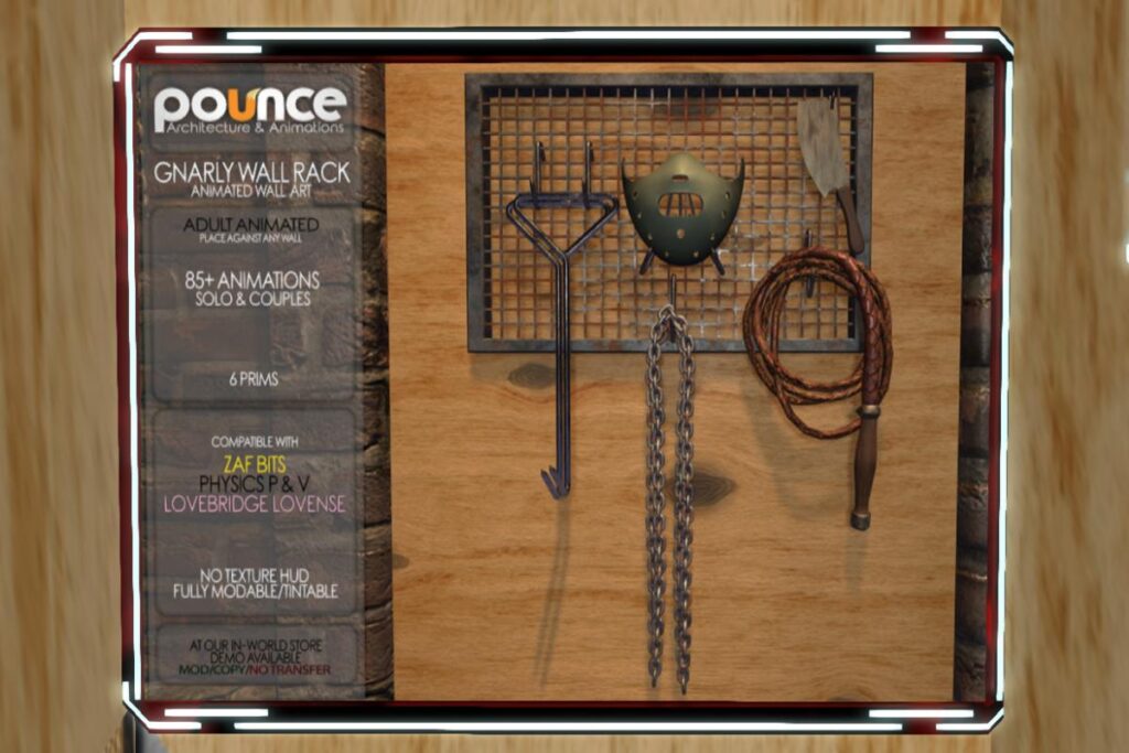 Gnarly Wall Rack, L$1500