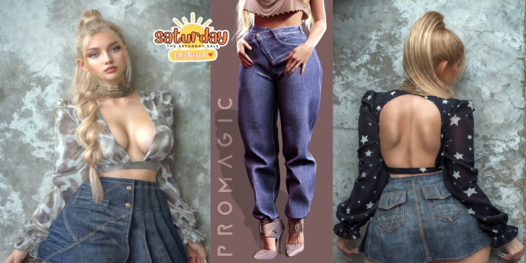 Kruti Top &amp; Pavan Jeans - Inithium/Legacy/Maitreya/Reborn	<a href="http://maps.secondlife.com/secondlife/PROMAGIC/124/127/22" target="_blank">Teleport</a>