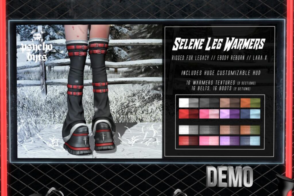 Selene Leg Warmers - Legacy/MaitreyaX/Reborn, L$490
