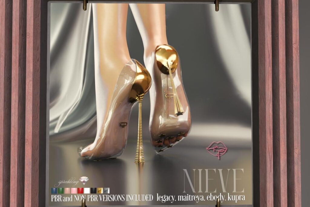 Nieve Heels - Inithium/Legacy/Maitreya/Reborn, L$90
