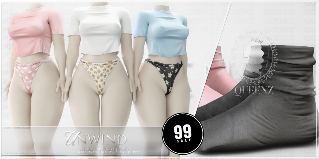 Unwind Set - Inithium/Legacy/Maitreya/Peach/Reborn/+mods	&lt;a href=&quot;https://maps.secondlife.com/secondlife/QUEENZ/110/117/25&quot; target=&quot;_blank&quot;&gt;Teleport&lt;/a&gt;